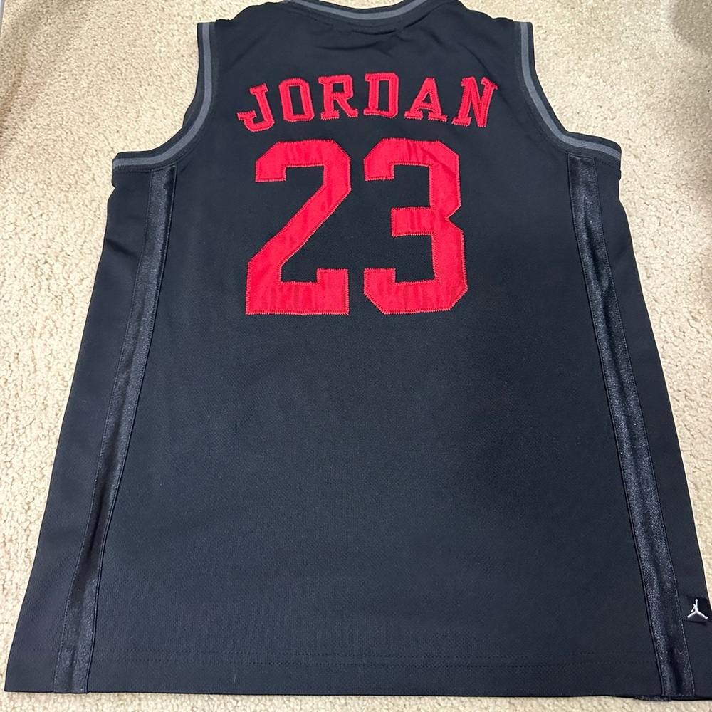 Bundle of Jordan Kids Air 23 Jersey Set - Gray and Black - Picture 7 of 11